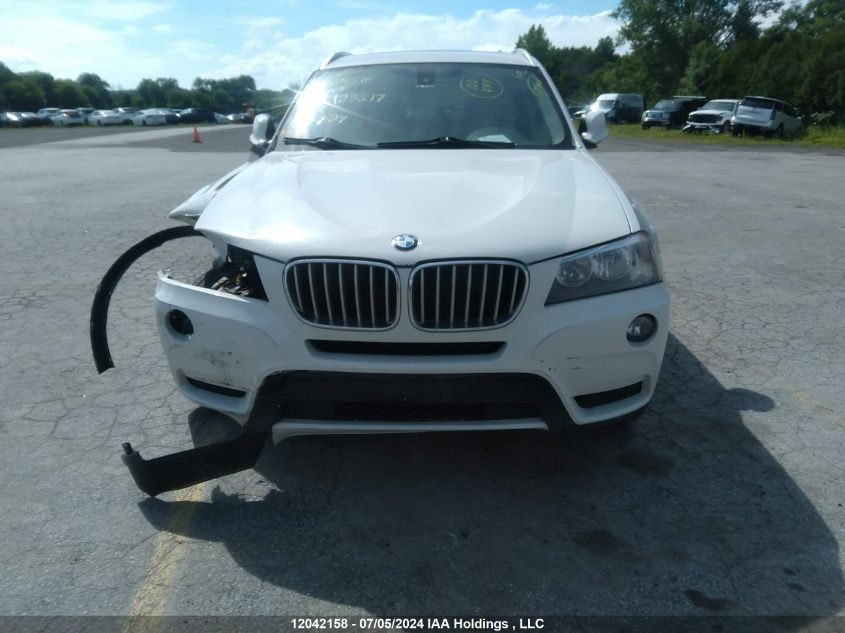 2013 BMW X3 xDrive28I VIN: 5UXWX9C56D0A23517 Lot: 12042158