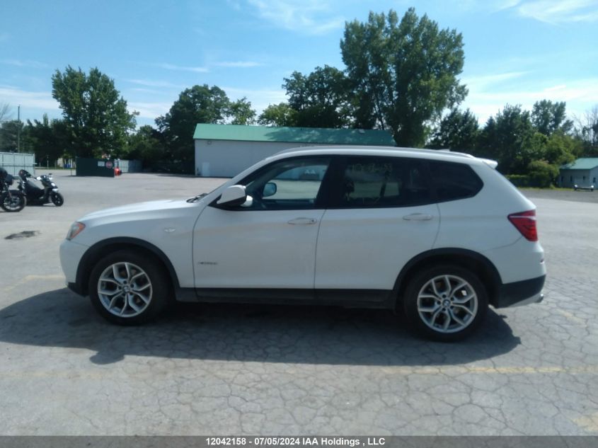2013 BMW X3 xDrive28I VIN: 5UXWX9C56D0A23517 Lot: 12042158