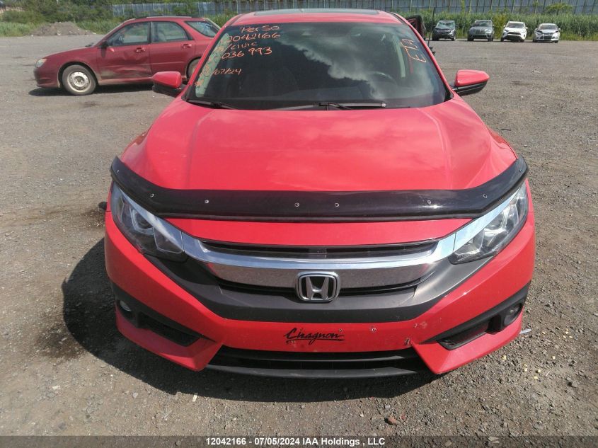 2018 Honda Civic Ex VIN: 2HGFC2F84JH036993 Lot: 12042166