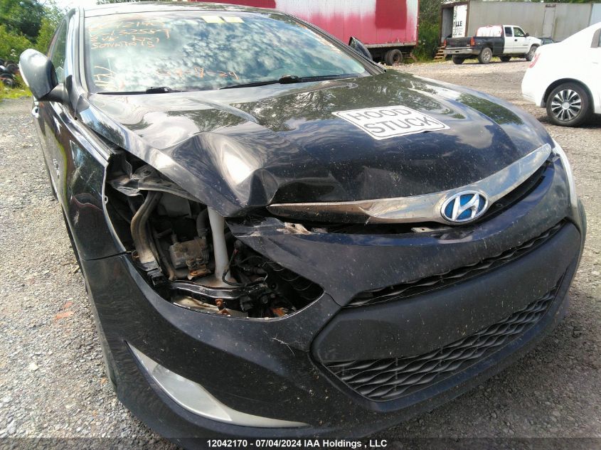 2015 Hyundai Sonata Hybrid VIN: KMHEC4A41FA132589 Lot: 12042170