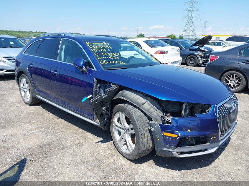 2018 Audi A4 Allroad Premium Plus VIN: WA18NAF41JA149382 Lot: 12042181