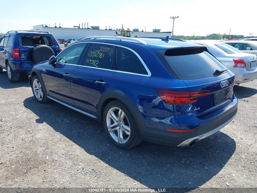 2018 Audi A4 Allroad Premium Plus VIN: WA18NAF41JA149382 Lot: 12042181