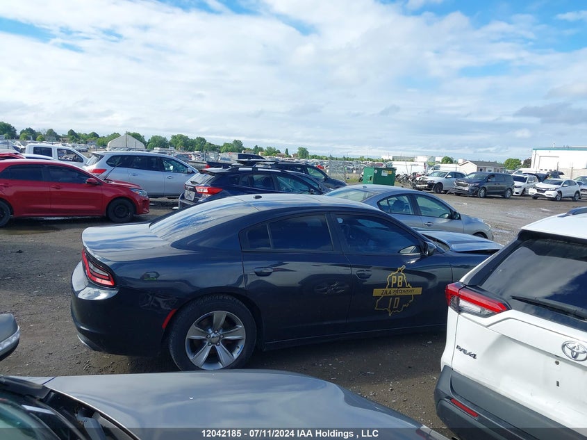 2016 Dodge Charger Sxt VIN: 2C3CDXHG1GH240843 Lot: 12042185