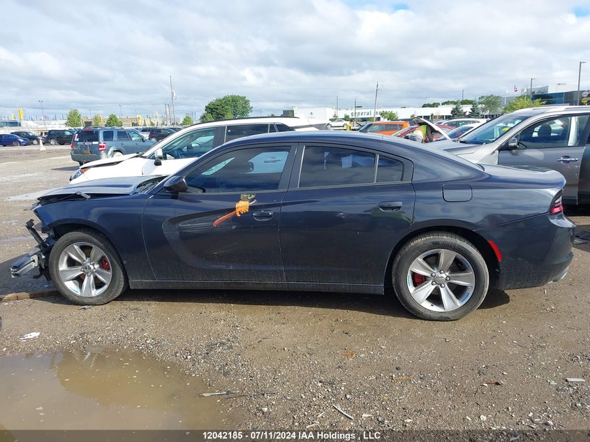 2016 Dodge Charger Sxt VIN: 2C3CDXHG1GH240843 Lot: 12042185