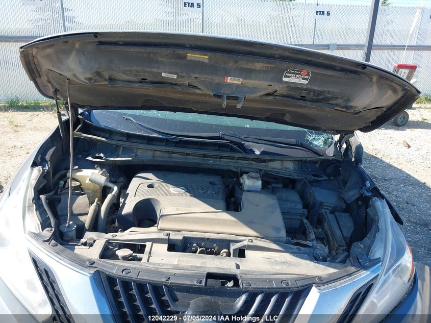 2015 Nissan Murano VIN: 5N1AZ2MH2FN229843 Lot: 12042229
