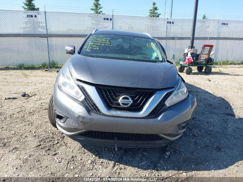 2015 Nissan Murano VIN: 5N1AZ2MH2FN229843 Lot: 12042229