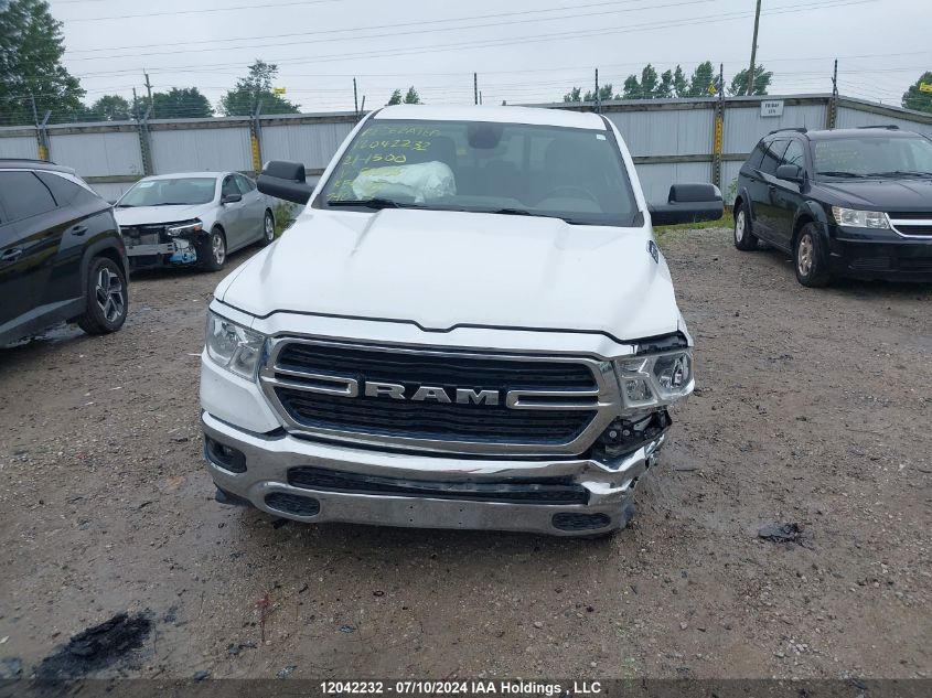 2021 Ram 1500 Big Horn VIN: 1C6SRFFT7MN665156 Lot: 12042232