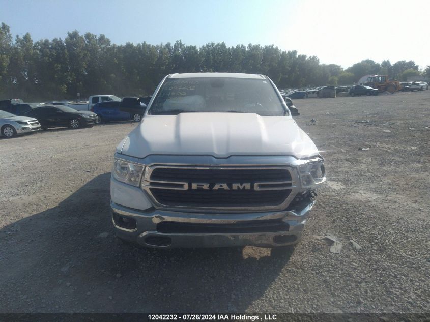 2021 Ram 1500 Big Horn VIN: 1C6SRFFT7MN665156 Lot: 12042232