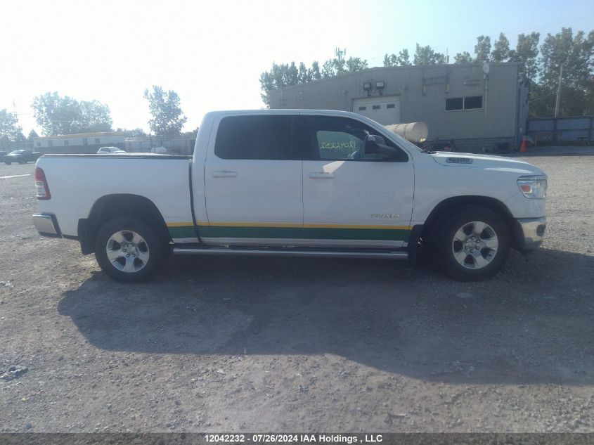 2021 Ram 1500 Big Horn VIN: 1C6SRFFT7MN665156 Lot: 12042232