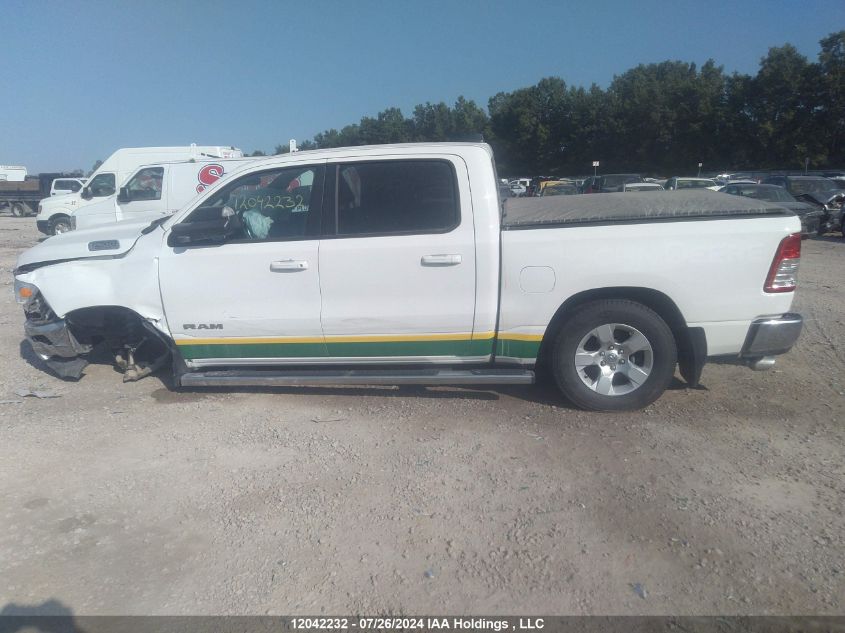 2021 Ram 1500 Big Horn VIN: 1C6SRFFT7MN665156 Lot: 12042232