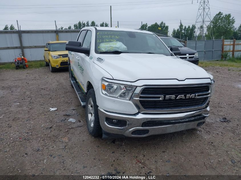 2021 Ram 1500 Big Horn VIN: 1C6SRFFT7MN665156 Lot: 12042232
