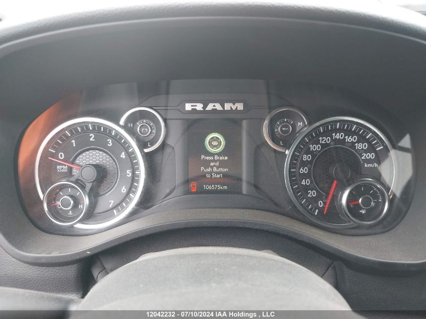 2021 Ram 1500 Big Horn VIN: 1C6SRFFT7MN665156 Lot: 12042232