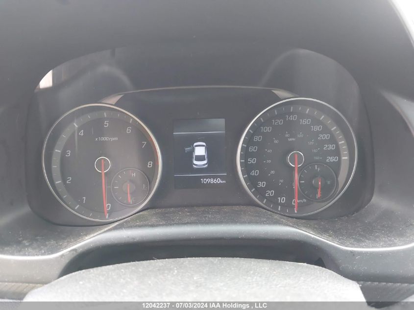 2019 Hyundai Elantra Sport VIN: KMHD04LB6KU889724 Lot: 12042237