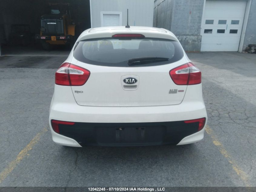 2016 Kia Rio Lx VIN: KNADM5A32G6558450 Lot: 12042245
