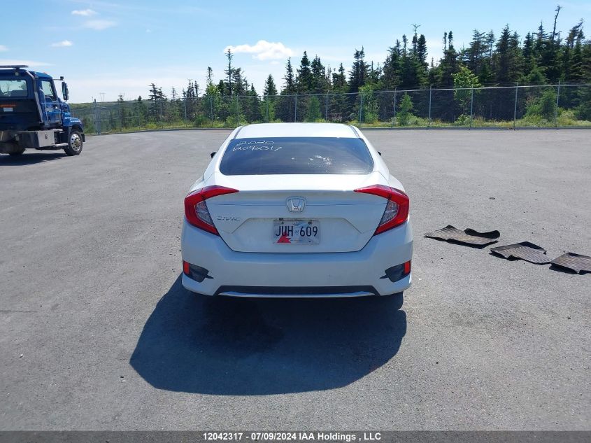2020 Honda Civic Lx VIN: 2HGFC2E52LH019801 Lot: 12042317