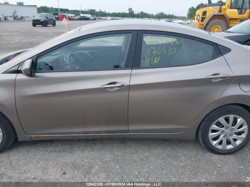 2013 Hyundai Elantra Gl VIN: 5NPDH4AE6DH176930 Lot: 12042329