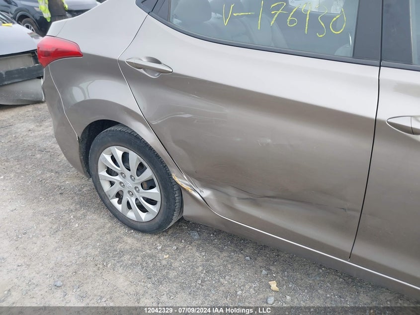 2013 Hyundai Elantra Gl VIN: 5NPDH4AE6DH176930 Lot: 12042329