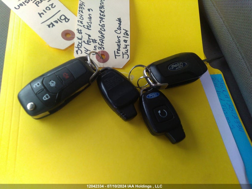 2014 Ford Fusion S VIN: 3FA6P0G79ER347154 Lot: 12042334