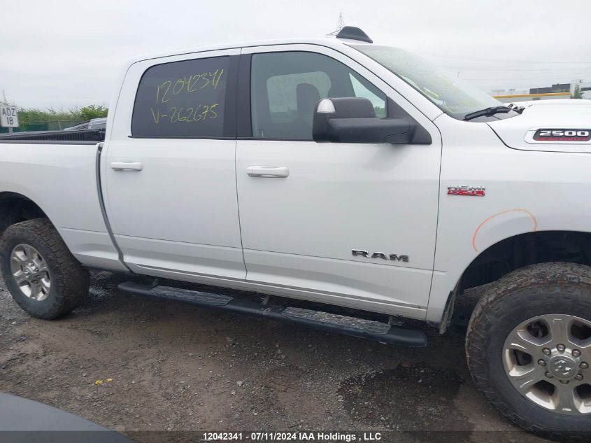 2022 Ram 2500 Big Horn/Lone Star VIN: 3C6UR5DJ1NG262675 Lot: 12042341