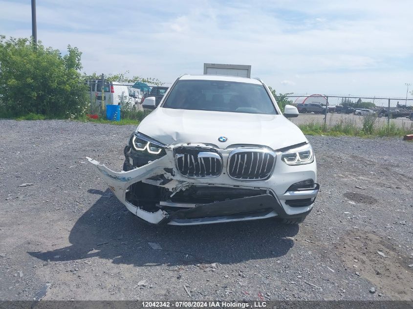 2020 BMW X3 VIN: 5UXTY5C01L9B31860 Lot: 12042342