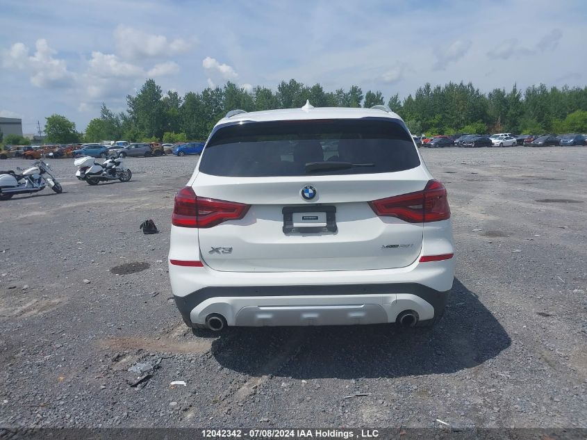 2020 BMW X3 VIN: 5UXTY5C01L9B31860 Lot: 12042342
