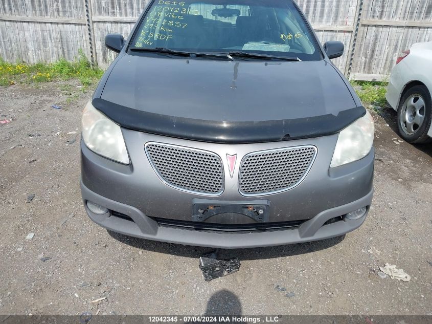 2008 Pontiac Vibe VIN: 5Y2SL65898Z422857 Lot: 12042345