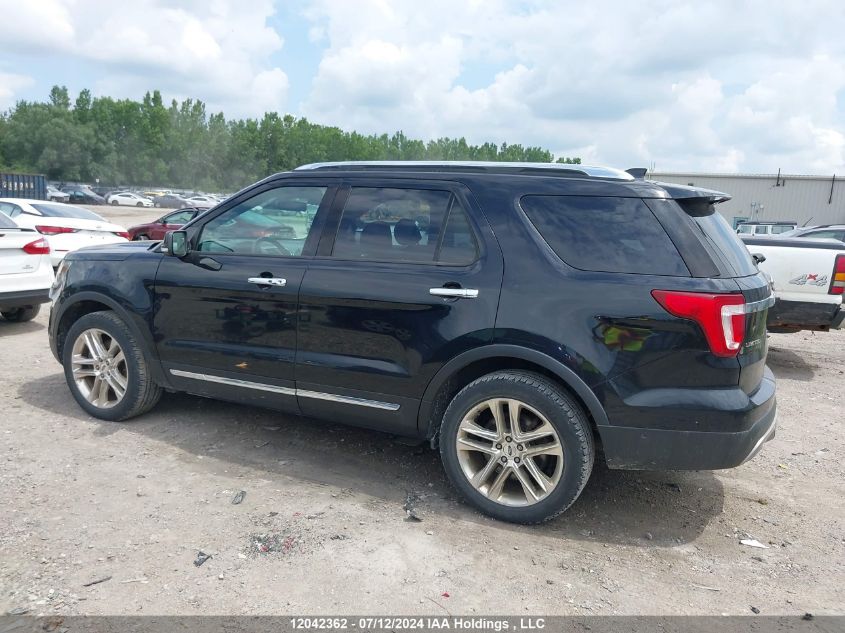 2016 Ford Explorer Limited VIN: 1FM5K8F87GGA39242 Lot: 12042362