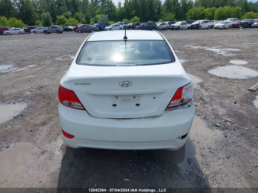 2016 Hyundai Accent Se VIN: KMHCT4AE4GU008834 Lot: 12042364