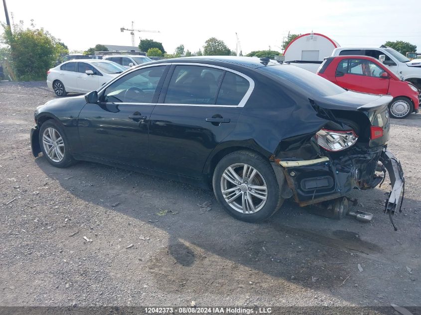 2013 Infiniti G37X VIN: JN1CV6AR3DM350674 Lot: 12042373