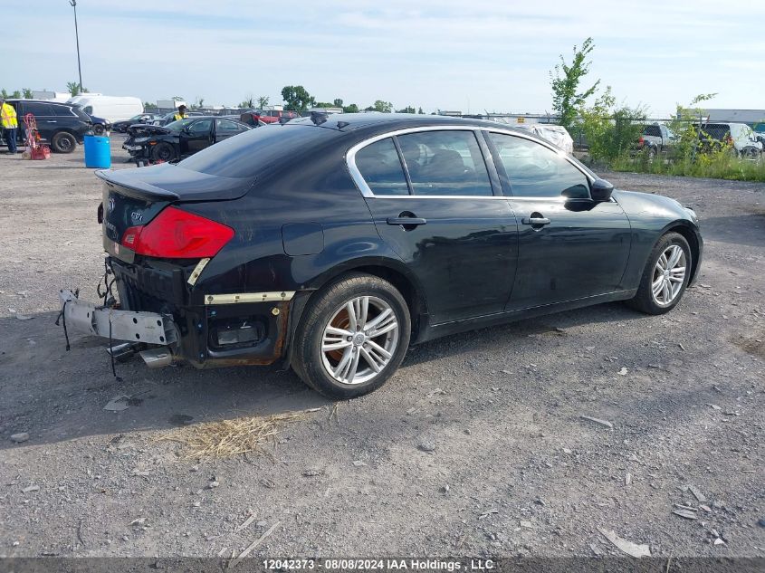 2013 Infiniti G37X VIN: JN1CV6AR3DM350674 Lot: 12042373