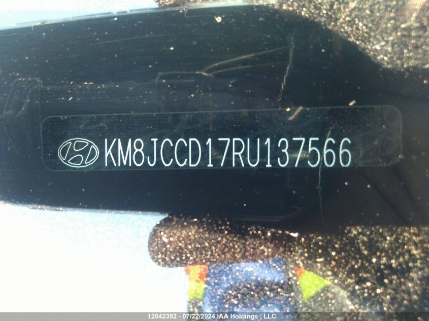 KM8JCCD17RU137566 2024 Hyundai Tucson Sel Convenience