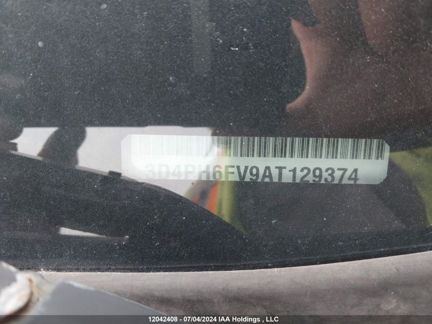 2010 Dodge Journey R/T VIN: 3D4PH6FV9AT129374 Lot: 12042408