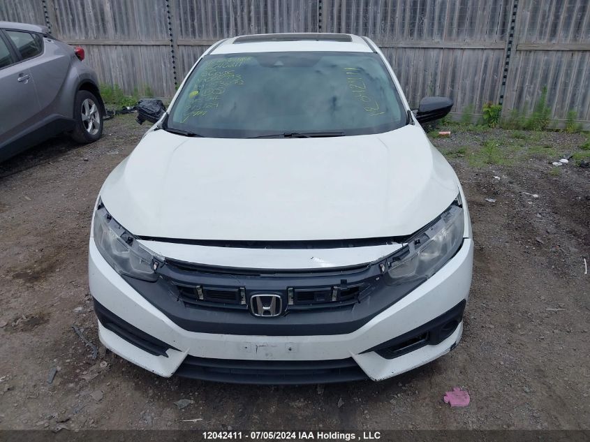 2018 Honda Civic Ex VIN: 2HGFC2F85JH002593 Lot: 12042411
