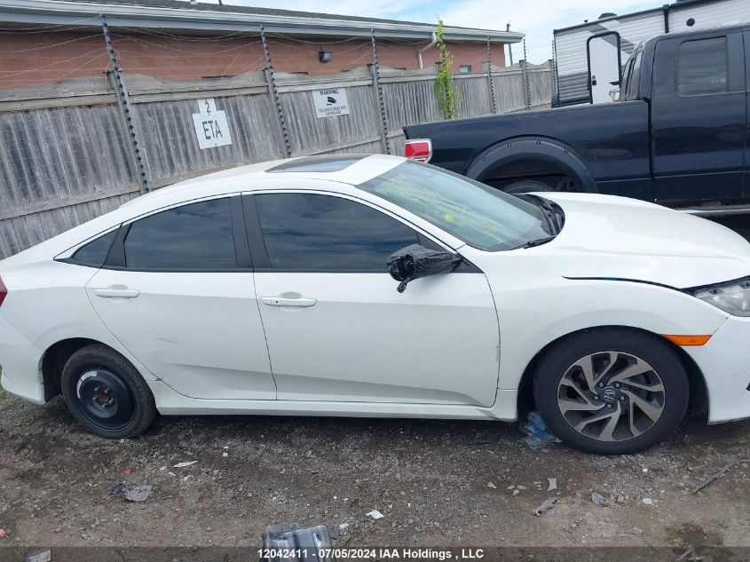 2018 Honda Civic Ex VIN: 2HGFC2F85JH002593 Lot: 12042411