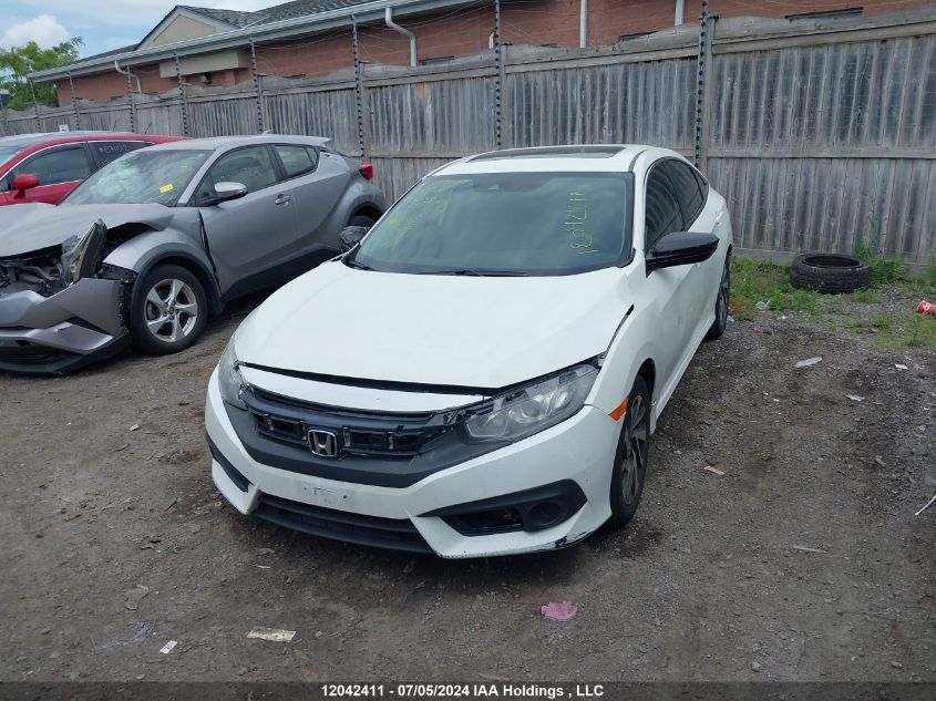 2018 Honda Civic Ex VIN: 2HGFC2F85JH002593 Lot: 12042411