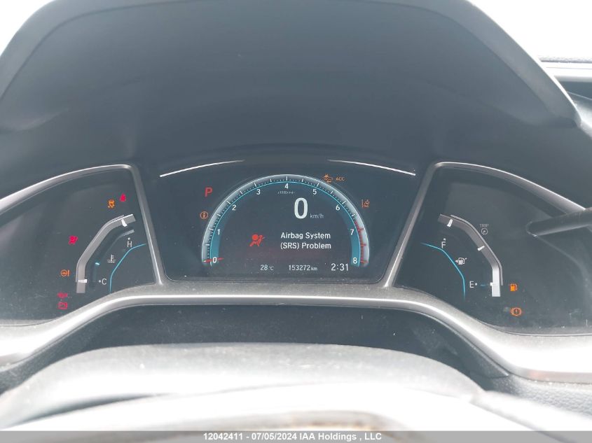 2018 Honda Civic Ex VIN: 2HGFC2F85JH002593 Lot: 12042411