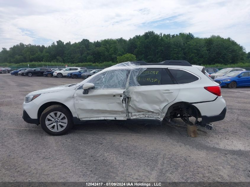 2018 Subaru Outback 2.5I Premium VIN: 4S4BSDDC1J3243374 Lot: 12042417