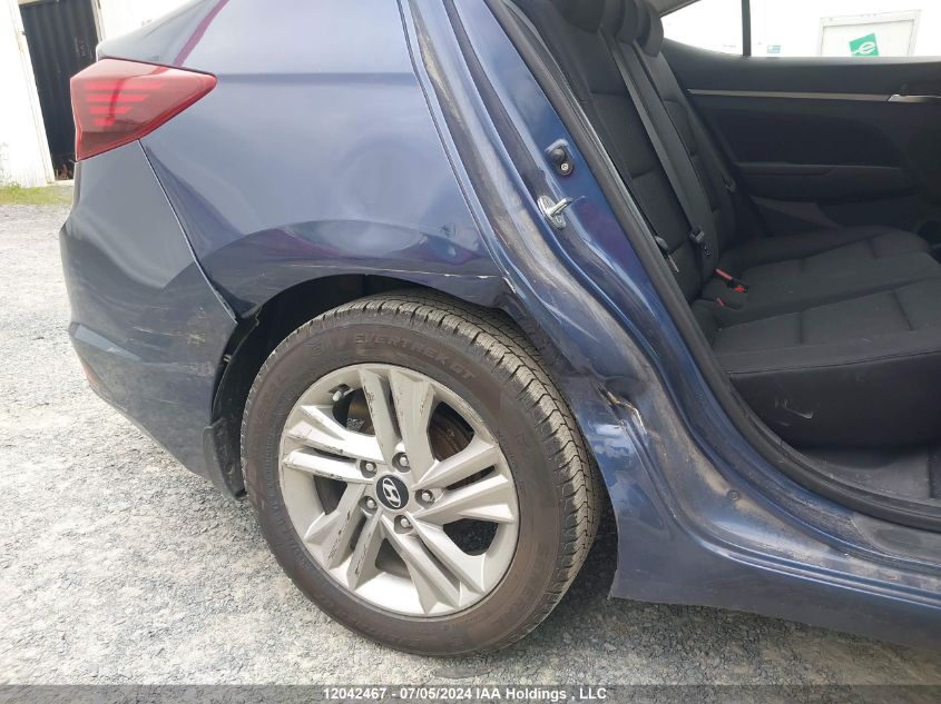 2019 Hyundai Elantra Preferred VIN: KMHD84LF2KU738472 Lot: 12042467