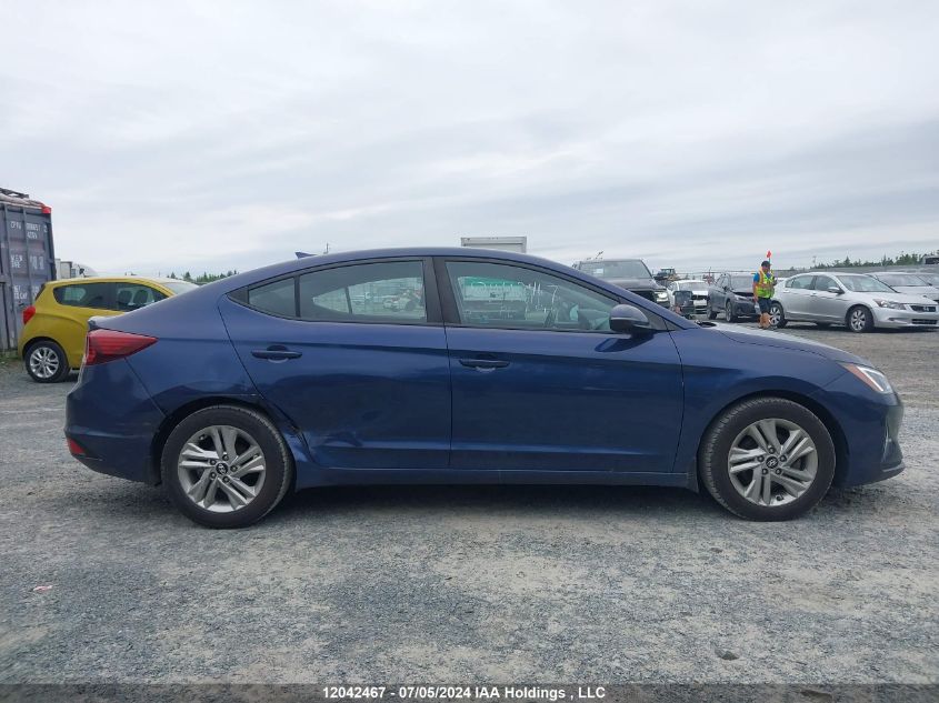 2019 Hyundai Elantra Preferred VIN: KMHD84LF2KU738472 Lot: 12042467