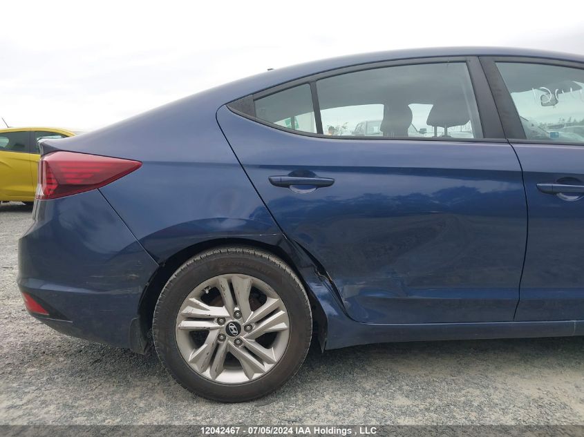 2019 Hyundai Elantra Preferred VIN: KMHD84LF2KU738472 Lot: 12042467