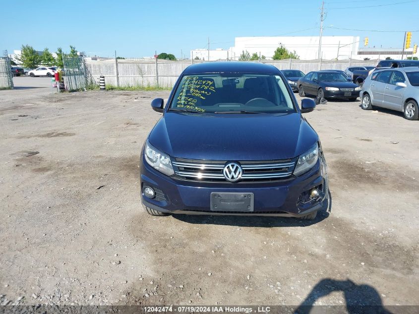 2015 Volkswagen Tiguan VIN: WVGKV7AX0FW524782 Lot: 12042474