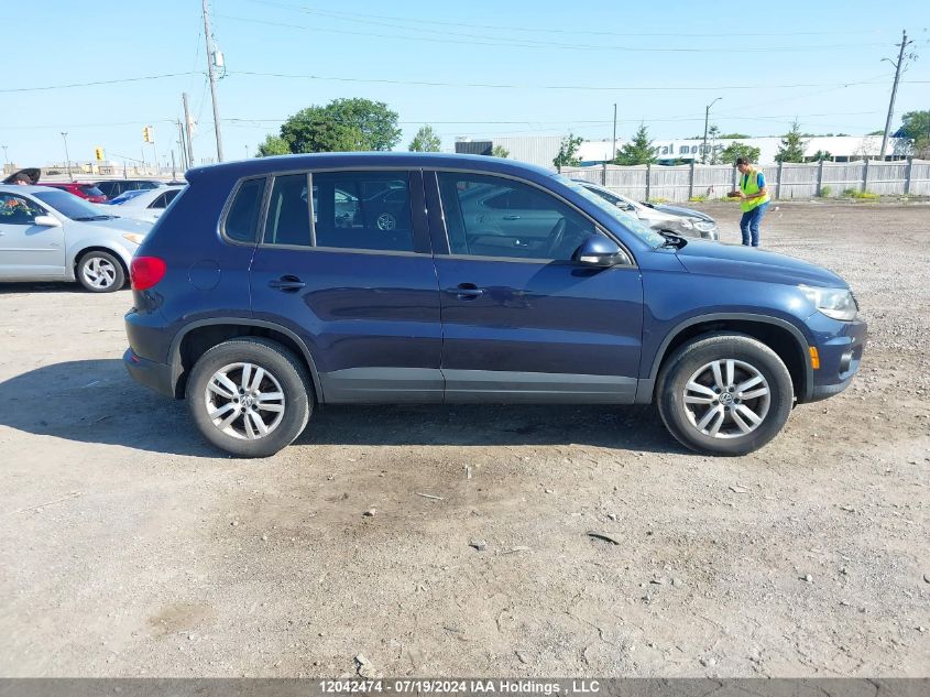 2015 Volkswagen Tiguan VIN: WVGKV7AX0FW524782 Lot: 12042474