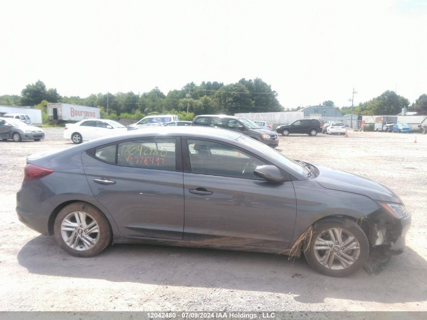 2019 Hyundai Elantra Preferred VIN: KMHD84LFXKU776497 Lot: 12042480