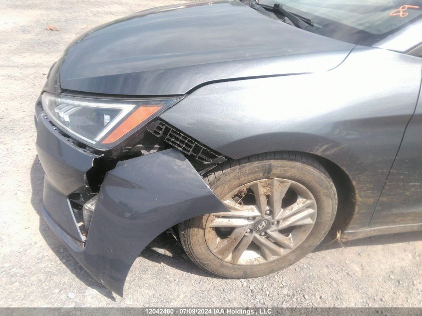 2019 Hyundai Elantra Preferred VIN: KMHD84LFXKU776497 Lot: 12042480