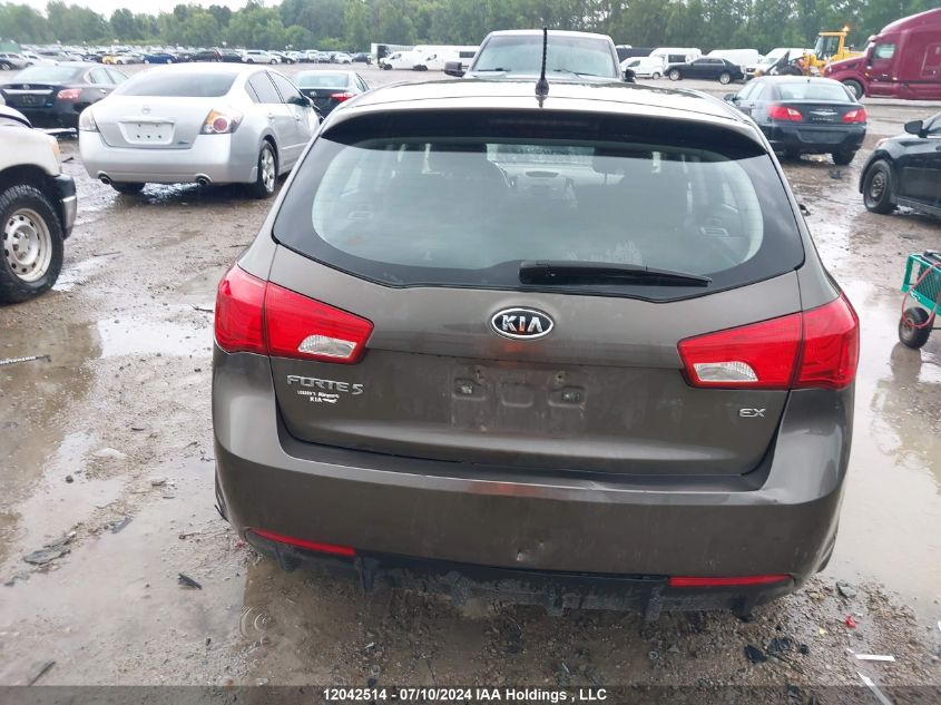 2012 Kia Forte VIN: KNAFU5A22C5492899 Lot: 12042514