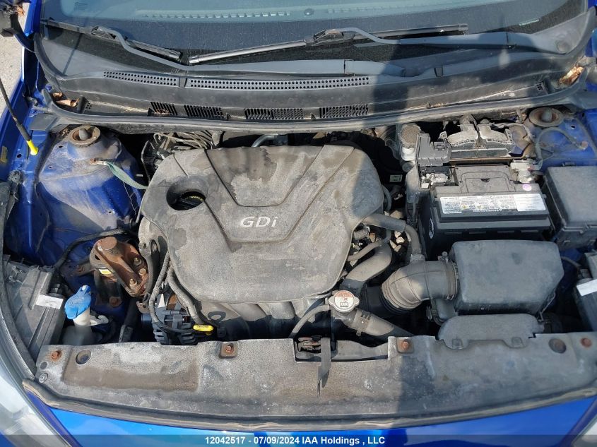 2014 Hyundai Accent Gls/Se VIN: KMHCU4AE2EU646607 Lot: 12042517