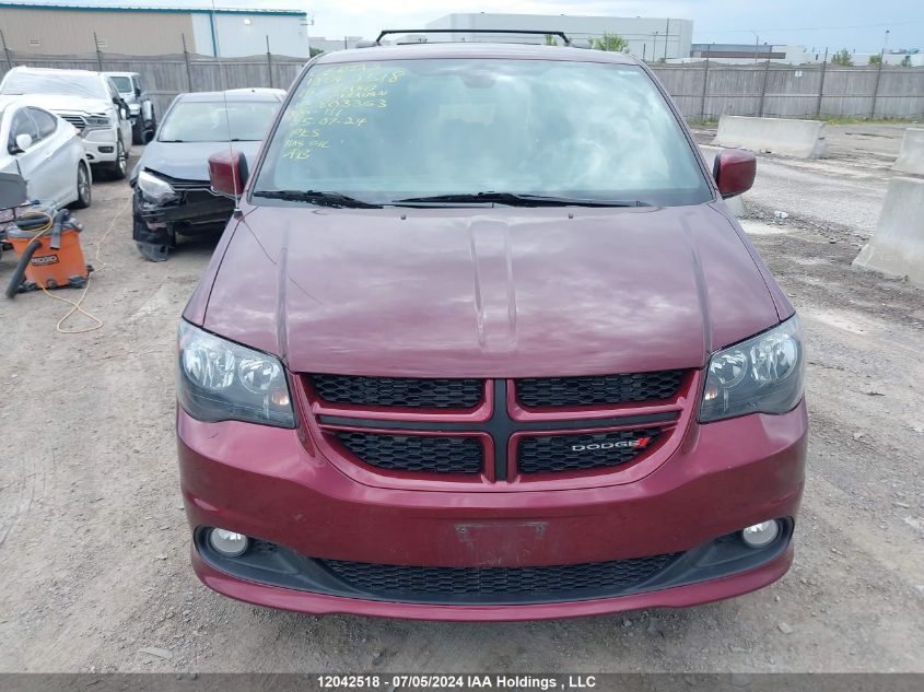 2019 Dodge Grand Caravan Gt VIN: 2C4RDGEG2KR803363 Lot: 12042518