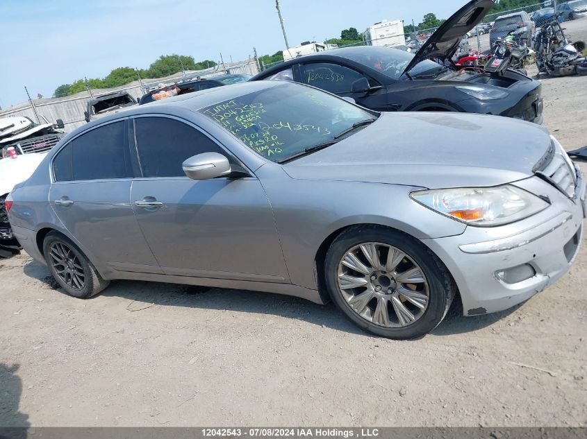 2011 Hyundai Genesis VIN: KMHGC4DE5BU129409 Lot: 12042543