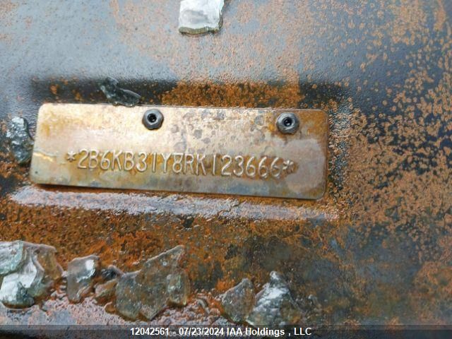 1994 Dodge Ram Van B350 VIN: 2B6KB31Y8RK123666 Lot: 12042561