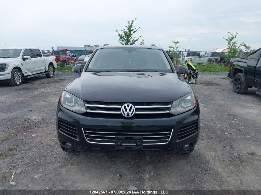 2011 Volkswagen Touareg VIN: WVGDF9BP2BD000474 Lot: 12042567